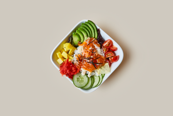 Поке с лососем